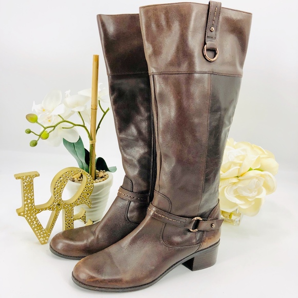 Bandolino Shoes - Bandolino Distressed Rider Boots